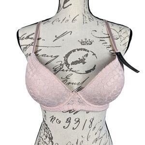 Frederick's of Hollywood Women's Size 36C Pale Pink Valerie Contour Push Up Bra